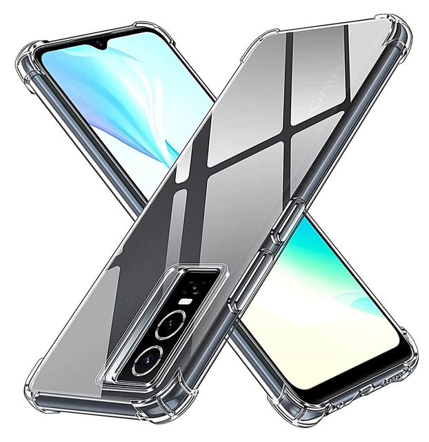 Clear Shockproof Silicone Phone Case for Vivo S19 Y03 Y28 Y38 IQOO Z9 Z8 5G Transparent Soft TPU Mobile Phone Cover