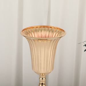 High Quality Modern Tall Wedding Decoration Golden Metal <strong>Flower</strong> <strong>Vases</strong> for Wedding Event &amp; Party Luxury Decor - Product Image 5
