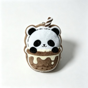 Peluche de panda boba personalizado, peluche de panda con té con leche, peluche de panda con té de burbujas de chocolate, peluche de panda con bebida. - Product Image 5
