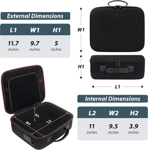 Étui pour appareil photo pour Canon EOS Rebel T7/T100/R50 <span class=keywords><strong>Mark</strong></span> II/R7/R8/90D <span class=keywords><strong>Mark</strong></span> IV, compatible avec <span class=keywords><strong>Sony</strong></span>, Nikon, contient un objectif et un trépied avec des séparateurs réglables - Product Image 4