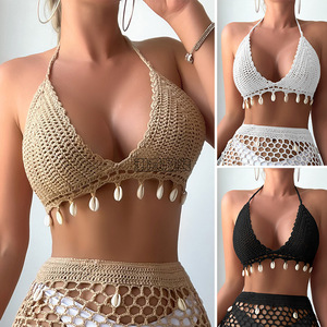 <span class=keywords><strong>Maillot</strong></span> <span class=keywords><strong>de</strong></span> <span class=keywords><strong>bain</strong></span> en <span class=keywords><strong>crochet</strong></span> à coquillages, 3 couleurs, tricoté à la main, haut <span class=keywords><strong>de</strong></span> bikini, <span class=keywords><strong>maillot</strong></span> <span class=keywords><strong>de</strong></span> <span class=keywords><strong>bain</strong></span> une pièce, jupe ajourée, cache-<span class=keywords><strong>maillot</strong></span> <span class=keywords><strong>de</strong></span> <span class=keywords><strong>bain</strong></span> - Product Image 3