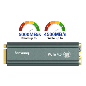 250GB 500GB 1TB 2TB m2 m.2 2280 NVMe 1.4 PCIe 4.0 Gen 4x4 Heatsink SSD Internal Solid State Hard drive untuk PS5 Playstation 5 - Product Image 1