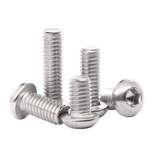 ISO7380 M3 M4 M5 M6 M8 M10 X 50mm SS Acier inoxydable 304 à six pans creux Allen Cap Round Button Head Vis à métaux - Product Image 4