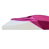 Matelas Surmatelas Coussin en Mousse à Mémoire de Forme Incurvée pour Lit de Cils Rose