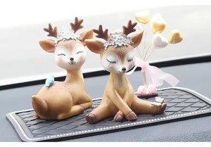 Mini Figuras de Ciervo Sika, Miniaturas de Resina, Decoración para Jardín de Hadas, Figuras para Bonsái, Decoración para Pastel, Adorno de Escritorio - Product Image 3
