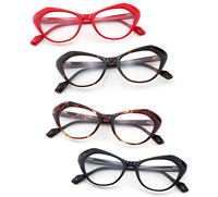 Lunettes élégantes en acétate effet œil de chat, aux courbes fluides et d'une élégance vintage féminine