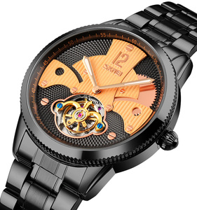 Reloj Mecánico Automático de Lujo para Hombre SKMEI 9205, Resistente al Agua, de Acero Inoxidable, de Negocios y de Vestir - Product Image 5