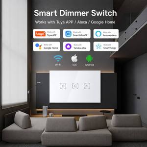 מתג דימר חכם של טויה עם WiFi ובלוטות', מאושר SAA, תואם לגוגל הום ואלקסה, לשליטה קולית בתאורה. - Product Image 3