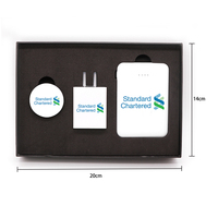 Coffrets cadeaux d'entreprise de luxe avec logo personnalisé OEM 2023, banque d'alimentation pour cadeaux d'entreprise, cadeaux de Noël, cadeaux de Nouvel An