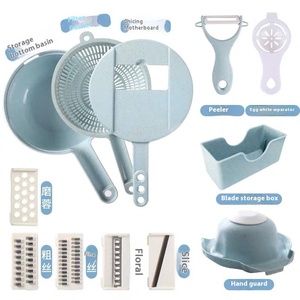 Cross-Border Stainless Steel <b>Plastic</b> Multi-Functional Kitchen Cutter <b>Egg</b> White Separator Shredder Wheat Straw Grater - Product Image 4