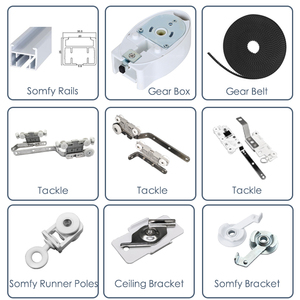 Accessoires pour rail de <span class=keywords><strong>rideau</strong></span>, boîte de vitesses, vente en gros directe d'usine, accessoires de moteur pour <span class=keywords><strong>rideau</strong></span>, boîte d'entraînement Glydea - Product Image 5
