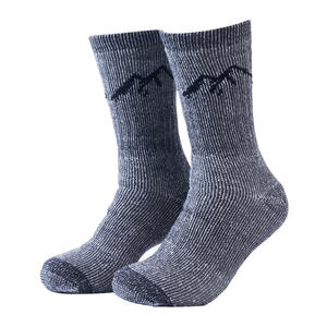 Custom <b>Wool</b> Hiking Socks <b>Thermal</b> Warm Outdoor Sports Crew Socks Moisture Wicking Cushion Winter Hiking Socks for Men - Product Image 4