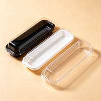Mini boîte d'emballage thermoformée pour cupcakes, muffins, beignets, contenants à emporter pour boulangerie, en PET de qualité alimentaire, avec logo personnalisé