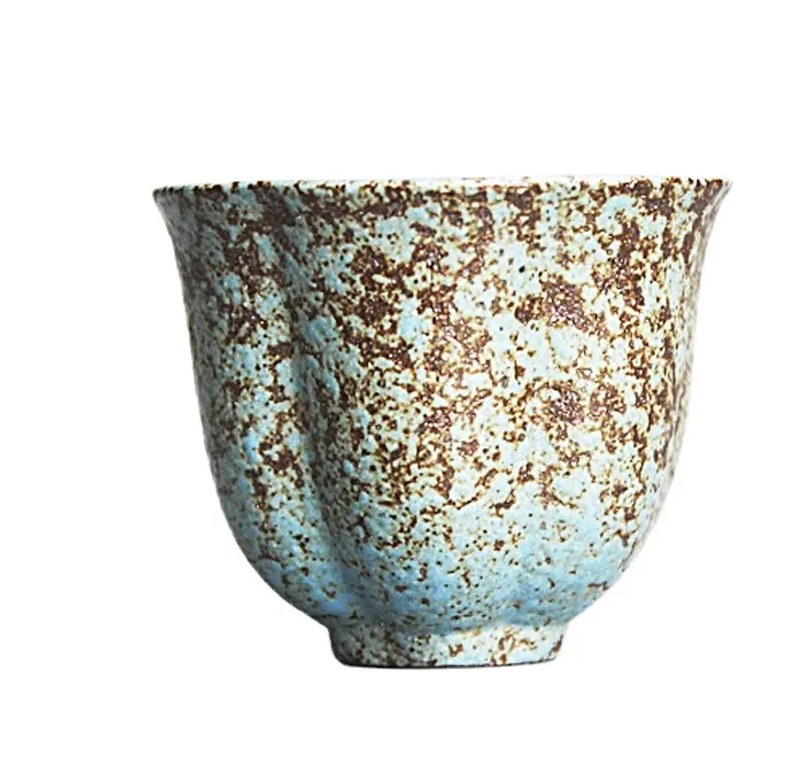 Japanischer Ofen wechsel Retro Keramik Künstlerisches Design Retro Rohöl Keramik Kung Fu Tee tasse