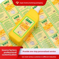 Autocollants adhésifs personnalisés en PVC, étiquettes UV pour produits chimiques quotidiens (mascara, lessive), vente en gros, personnalisation des couleurs