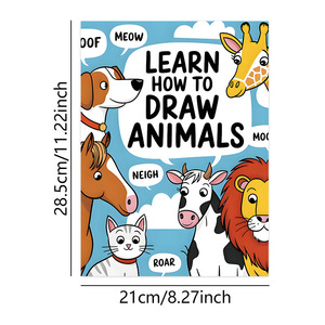 APRENDE CÓMO DIBUJAR: TE ENSEÑA CÓMO DIBUJAR A CABALLO - CUADERNO DE DIBUJOS PARA COLOREAR PARA NIÑOS - Product Image 1