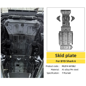 Accessoires pour camionnettes pour BYD Shark 6 Pare-chocs avant et arrière Capote Hardtop Topper Toit Porte-bagages <span class=keywords><strong>de</strong></span> toit Porte-bagages <span class=keywords><strong>de</strong></span> plateau <span class=keywords><strong>de</strong></span> camion Kits extérieurs - Product Image 5
