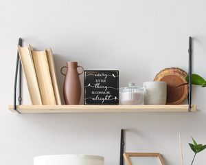 <span class=keywords><strong>Ogni</strong></span> piccola <span class=keywords><strong>cosa</strong></span> andrà bene logo scatola di legno di uccello fattoria arte primaverile blocco da costruzione scrivania scrivania decorazione per la casa - Product Image 6