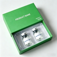 Boîtes personnalisées pour peptides avec logo sur mesure, 2ml, 3ml, 5ml, 10ml, qualité alimentaire, étanches, pour peptides de perte de poids, faible MOQ