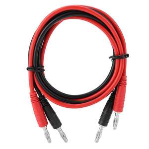 Câbles de test multimètre avec pinces crocodiles et fiches banane 4 mm, fil durable et métal conducteur P1041 - Product Image 3