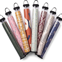 Sac de rangement transparent en PVC pour tapis de Mahjong américain avec sangle de transport et fermeture éclair – Organisateur de protection pour tapis de jeu de Mahjong