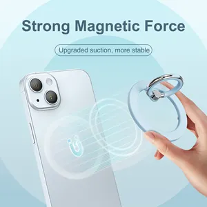 Macaron Color Phone Ring Holder Finger Kickstand 360 Rotation Metal Mobile Back Grip Stand For Iphone14 13 12Pro For Magsafes