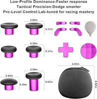 CHARM FOCUS Kit Pengganti Tombol Logam 14 in 1 Terlaris, Cocok untuk Pengontrol Game Elite Series 2