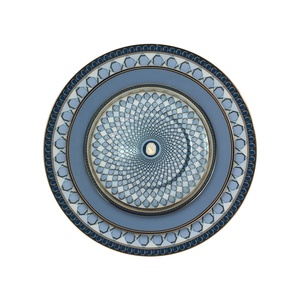 Màu xanh và trắng xương Trung Quốc ăn tối porcelaine vàng Nhà cung cấp đồ ăn bằng gốm đặt dưới tấm món ăn đám cưới Bảng trang trí - Product Image 1