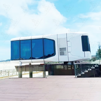 Maisons mobiles modulaires préfabriquées portables en conteneurs, mini-maisons sur roues avec mobilier complet à vendre