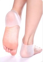 Chaussettes de protection pour les pieds en silicone, soin des pieds, protège-talons, anti-fissures, certifiées CE, unisexe, taille unique