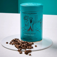 Vente en gros d'usine, boîte ronde en étain de 250 à 500 g avec couvercle hermétique pour thé, café, matcha, biscuits, emballage métallique de luxe, étiquette personnalisée