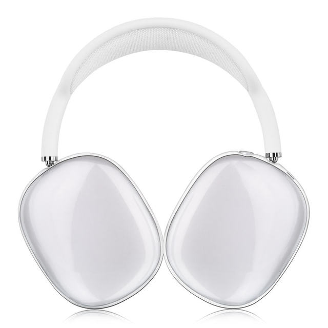 Clear Silicone TPU Protective Cover for AirPods Max Heads Protective Frame Shockproof Fashion Earphone Cases Cover