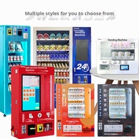 Distributeur automatique intelligent à monnayeur pour l'exportation : snacks, boissons, serviettes hygiéniques