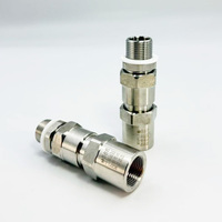Exd-SSFT-M20-12 CHAINMOTION Presse-étoupe M20 blindé en acier inoxydable, antidéflagrant, pour câble basse tension, 12 mm, étanche IP67, industriel