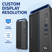 Ordinateur de bureau complet CE RoHS Hygon C86 3350 3,0 GHz, 8 Go de RAM, SSD 512 Go, GPU dédié 2 Go, écran 23,8 pouces, OEM ODM