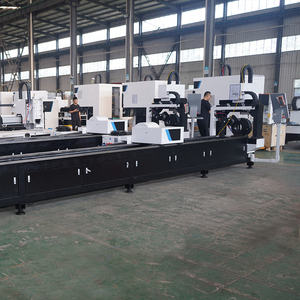 Machine de découpe laser à fibre CNC pour tubes coniques et tubes ronds à tête rotative 1500W/3000W, compatible AI/<span class=keywords><strong>PLT</strong></span>, pour le traitement des métaux - Product Image 2