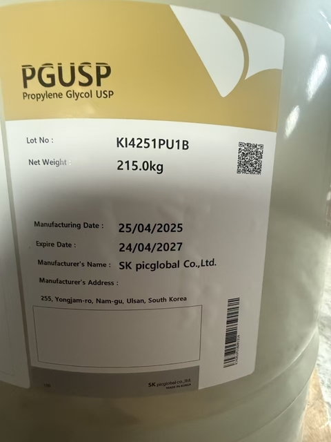 High Purity Propylene Glycol USP EP Certified Food Grade Industrial Grade PG Bulk for Food Additives Cosmetics Personal Care