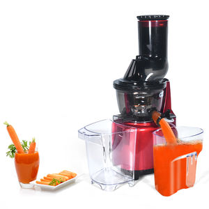 Exprimidor Lento Comercial MOSEENER, Exprimidor Eléctrico Español de Boca Ancha, Prensado en Frío, para Jugos de Frutas, Carcasa de Plástico, Motor Silencioso, Acero Inoxidable - Product Image 1