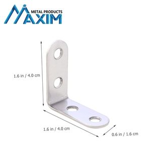 Soporte <span class=keywords><strong>de</strong></span> ángulo recto <span class=keywords><strong>de</strong></span> 6 uds., soporte <span class=keywords><strong>de</strong></span> Metal <span class=keywords><strong>de</strong></span> acero inoxidable para estantes <span class=keywords><strong>de</strong></span> <span class=keywords><strong>madera</strong></span>, muebles <span class=keywords><strong>de</strong></span> armario, soporte <span class=keywords><strong>de</strong></span> esquina en L plateado - Product Image 5