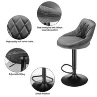 Tabourets de bar modernes, chaises de bar pivotantes réglables, chaises de comptoir de cuisine réglables en hauteur, meubles pour la maison et le bureau
