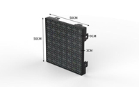Équipement DJ professionnel, matrice LED RGB 7*7, faisceau lumineux DMX, éclairage de scène, éclairage disco, éclairage stroboscopique, contrôle ArtNet, 240W, IP33