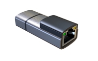 Adaptateur Ethernet USB Type-C RJ45 10/100 Mbps, Dongle réseau Plug-and-Play en alliage d'aluminium avec indicateur LED pour téléphones mobiles Windows