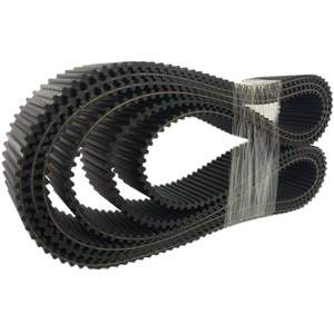 Correa de distribución dentada de doble cara, paso de 5 mm, ancho de 15 mm, grosor de 5 mm, material de caucho, tamaño estándar para planta de fabricación - Product Image 2