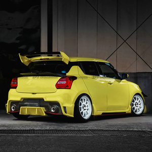 EPR pour Suzuki Swift ZC33S RS Type Spoiler arrière double couche en fibre de carbone de remplacement finition mate 2012-2021 - Product Image 4