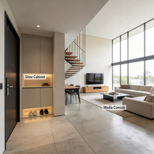 Services professionnels de conception d'architecture africaine pour la maison : Maison à deux étages avec 4 chambres et 2 garages - Product Image 4