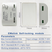 F0703/F0704 eWelink Smart USB 7-32V DIY 1ch Autobloquant WIFI Sans Fil Smart Home Switch Télécommande Vocale avec Alexa