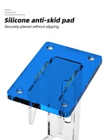 Soporte de Escritorio de Acrílico de 2 Niveles Data Frog, Accesorio de Exhibición para Consola de Juegos de PC, para Controles de Nintendo Switch, Xbox One y PS4