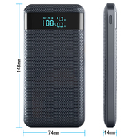Nuevo Producto 2025, Logotipo OEM, Pantalla LED Digital, Carga Rápida PD18W, QC 3.0, Ultrafino, Portátil, Banco de Energía de Gran Capacidad de 20000mAh