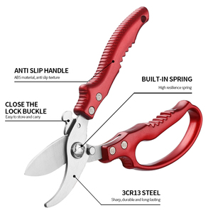 Dụng cụ cầm tay vườn đa chức năng thép không gỉ Cắt Tỉa Kéo làm vườn hoa - Product Image 3