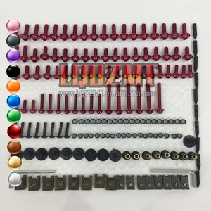 Kit de tornillos de carenado de acero inoxidable para KAWASAKI <span class=keywords><strong>NINJA</strong></span> ZR750K Z750S Z750 <span class=keywords><strong>Z</strong></span> <span class=keywords><strong>750</strong></span> 750S 08 09 10 11 12 13 2008 2013, tuercas de carrocería - Product Image 1